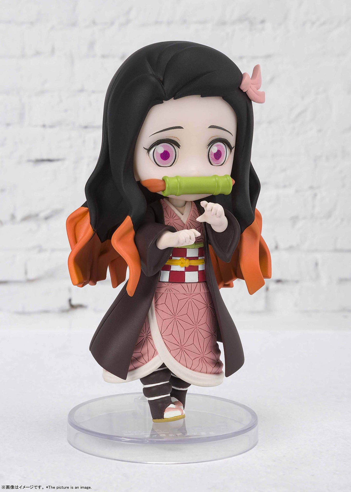 TAMASHII NATIONS Demon Slayer Kamado Nezuko Figuarts Mini Figure | Collectible Bandai Spirits
