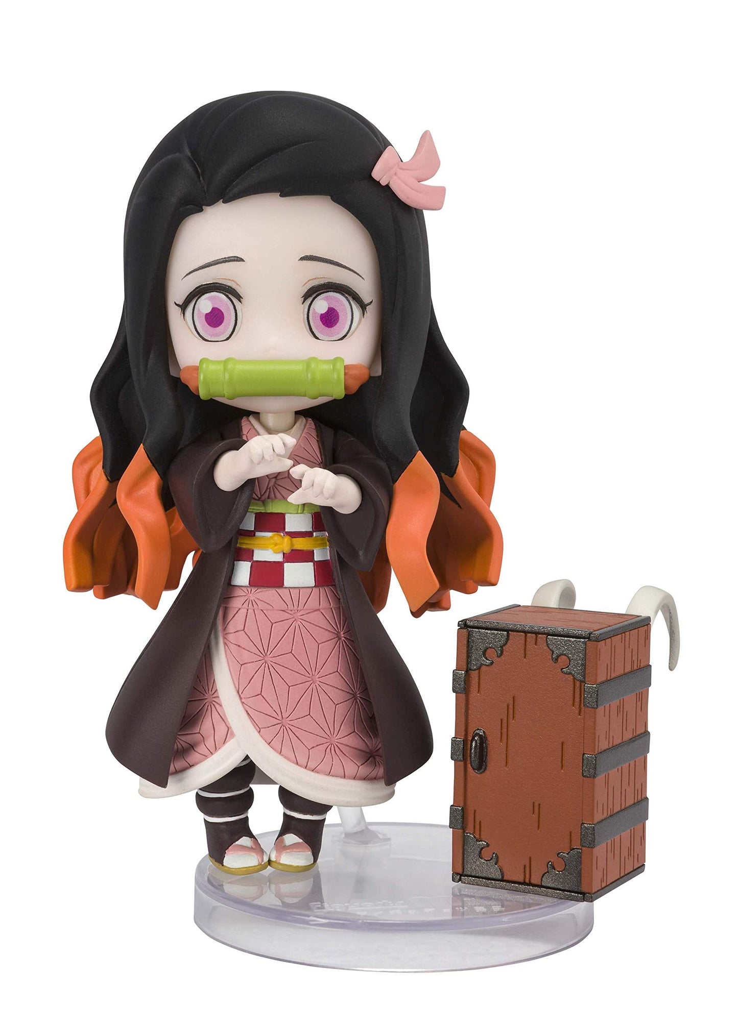 TAMASHII NATIONS Demon Slayer Kamado Nezuko Figuarts Mini Figure | Collectible Bandai Spirits