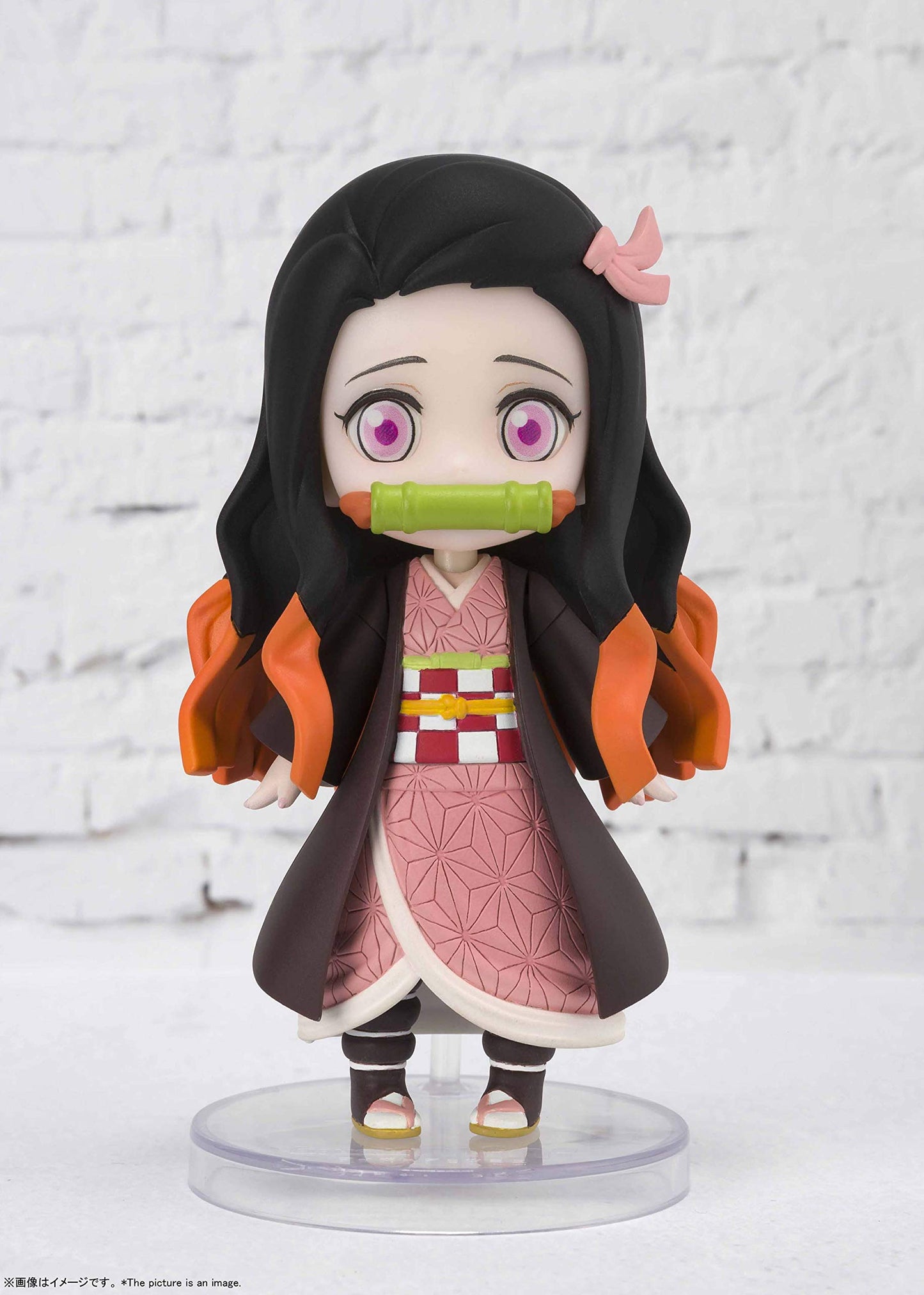 TAMASHII NATIONS Demon Slayer Kamado Nezuko Figuarts Mini Figure | Collectible Bandai Spirits