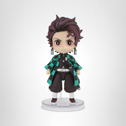 TAMASHII NATIONS Demon Slayer Kamado Tanjiro Figuarts Mini Figure - Palm-Size Collectible