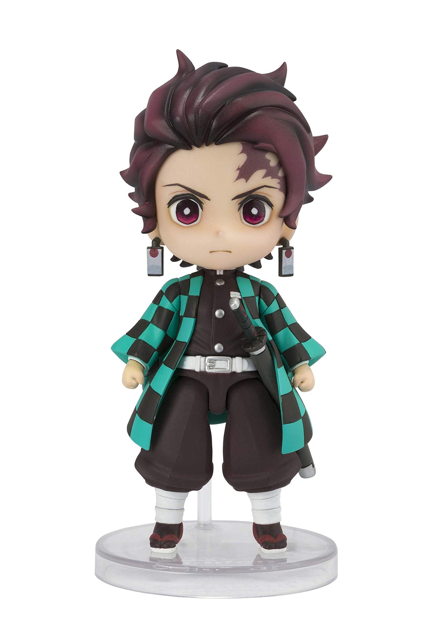 TAMASHII NATIONS Demon Slayer Kamado Tanjiro Figuarts Mini Figure - Palm-Size Collectible