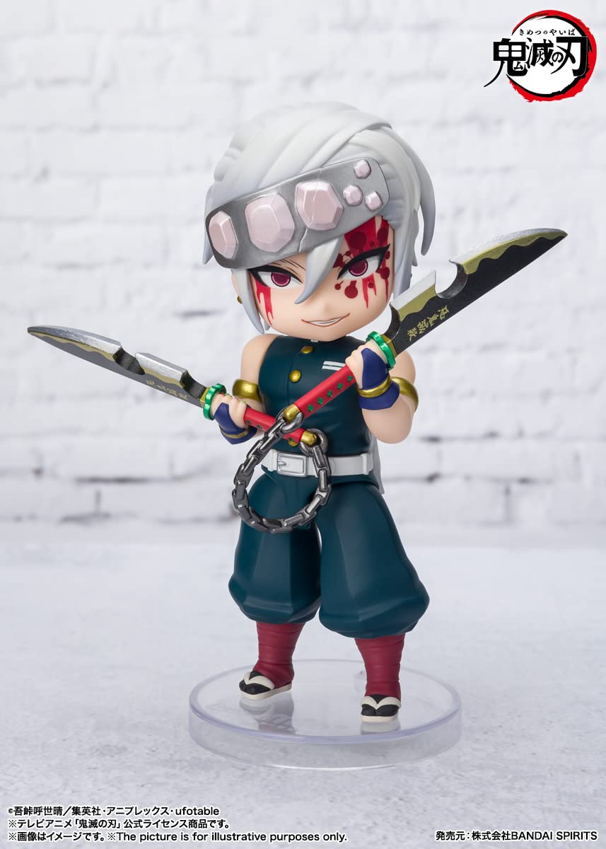 TAMASHII NATIONS Demon Slayer Tengen Uzui Sound Breathing Figuarts Mini Figure
