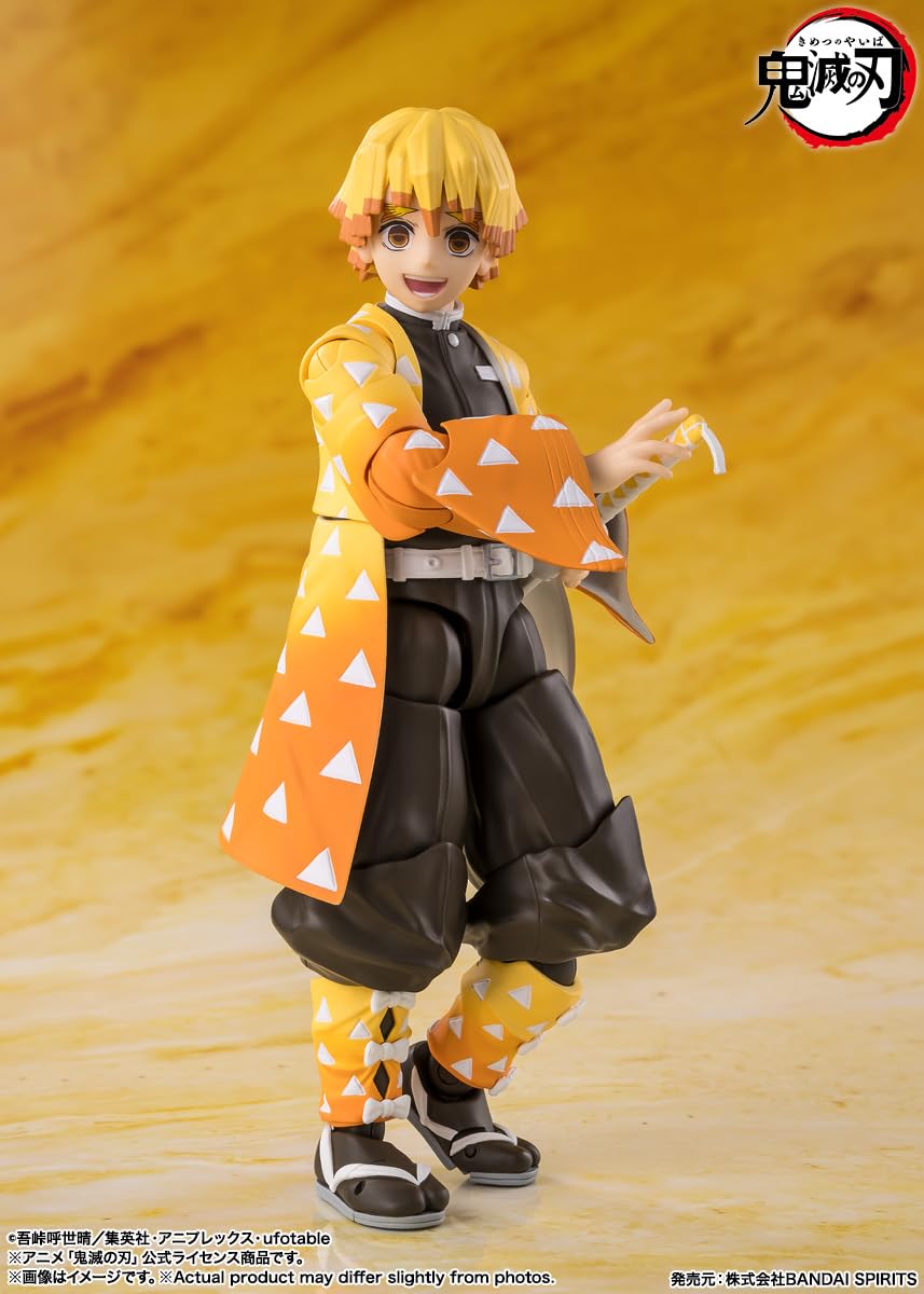 Tamashii Nations Demon Slayer Zenitsu Agatsuma S.H.Figuarts Action Figure