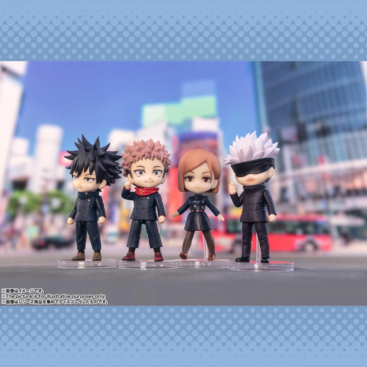 TAMASHII NATIONS Figuarts Mini Yuji Itadori Figure | Jujutsu Kaisen Palm-Size Collectible