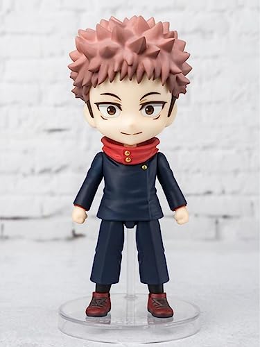 TAMASHII NATIONS Figuarts Mini Yuji Itadori Figure | Jujutsu Kaisen Palm-Size Collectible
