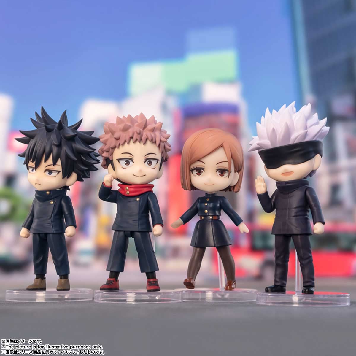 TAMASHII NATIONS Figuarts Mini Yuji Itadori Figure | Jujutsu Kaisen Palm-Size Collectible