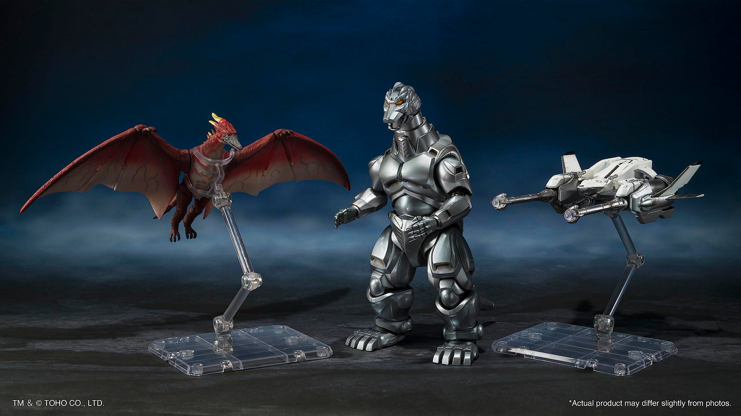 Tamashii Nations Godzilla vs Mechagodzilla: Mechagodzilla, Garuda & Fire Rodan – S.H.MonsterArts Figure Set