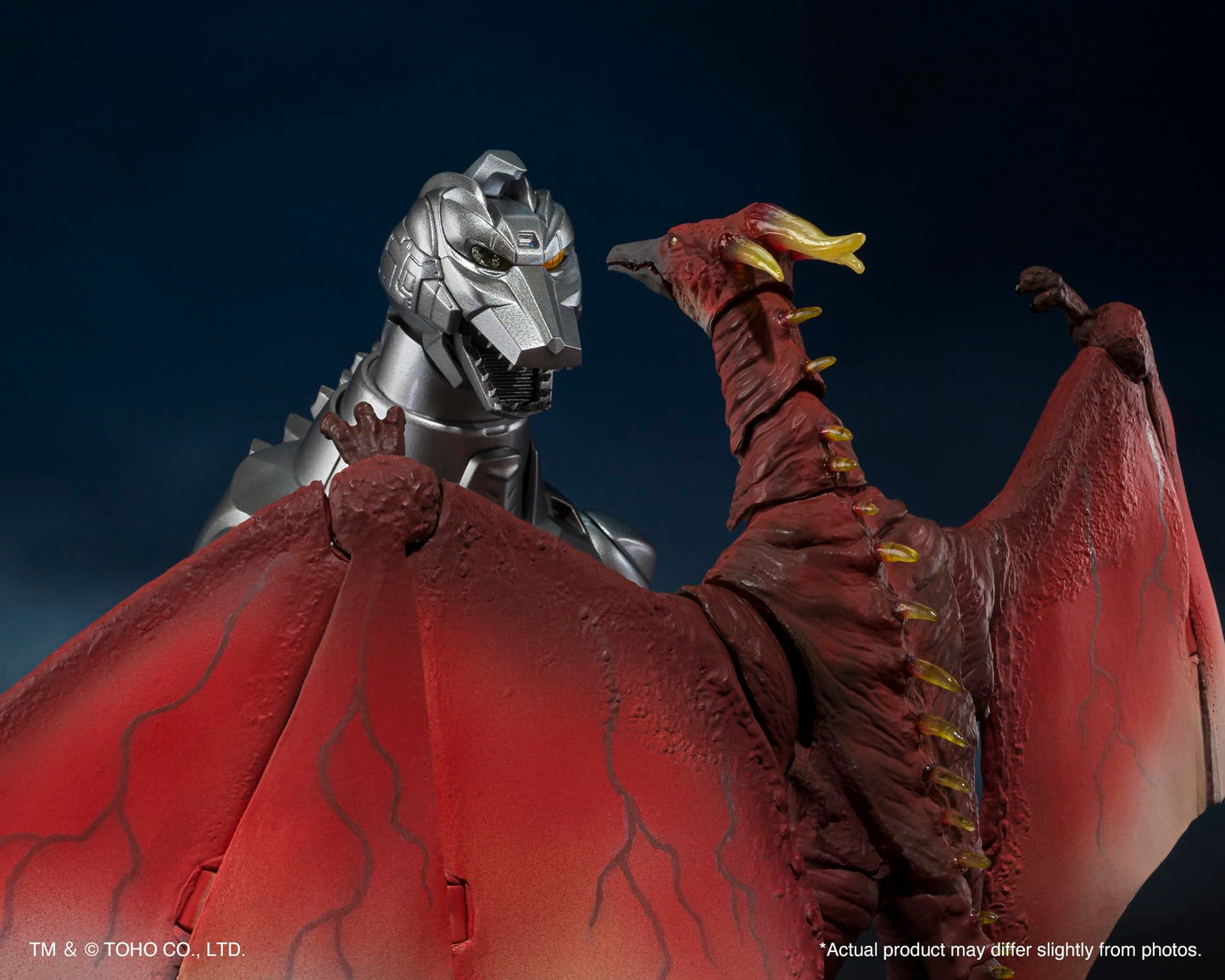 Tamashii Nations Godzilla vs Mechagodzilla: Mechagodzilla, Garuda & Fire Rodan – S.H.MonsterArts Figure Set