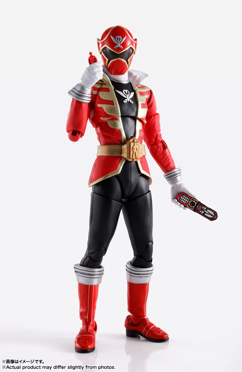 Tamashii Nations S.H. Figuarts Gokai Red – Pirate Sentai Gokaiger, 5.7in Figure