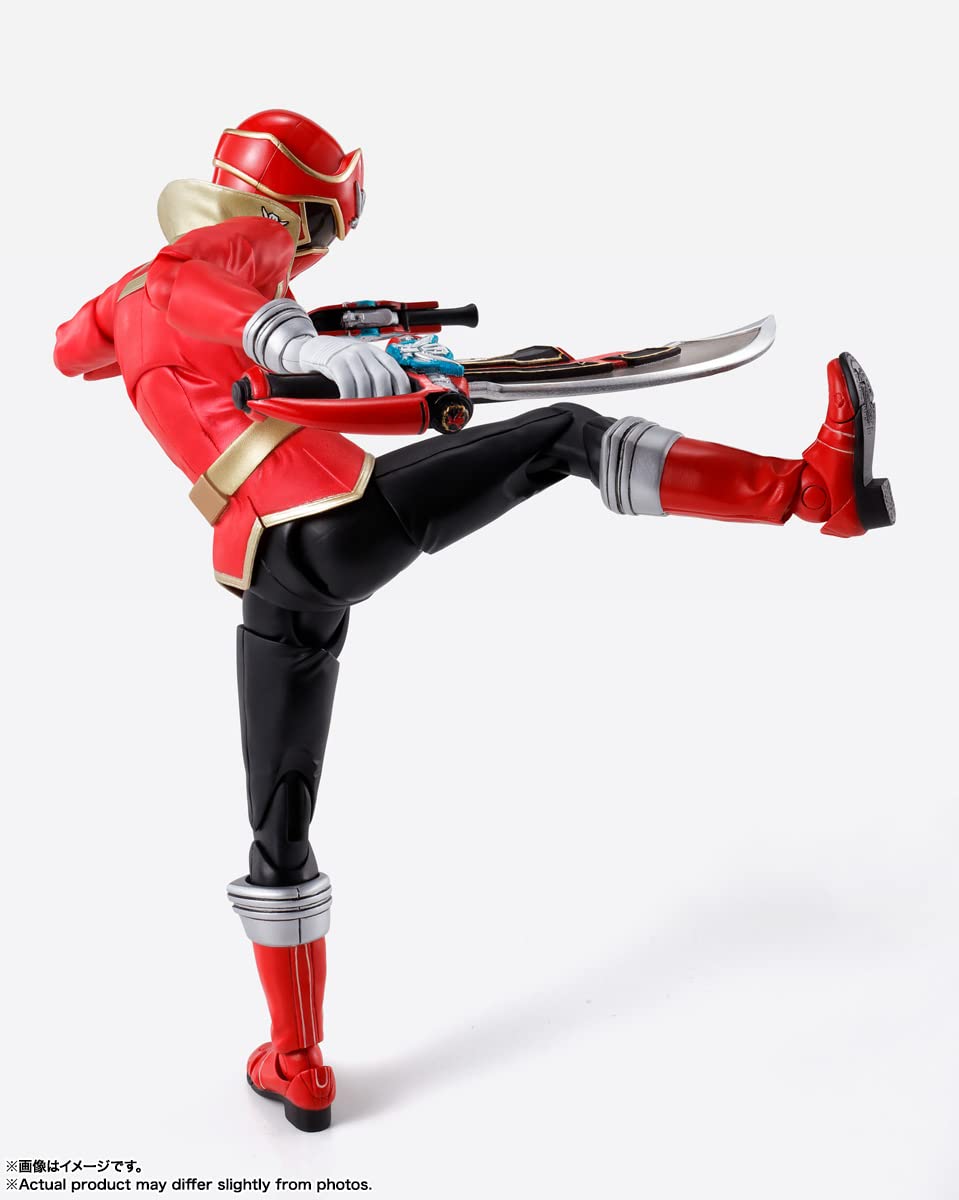 Tamashii Nations S.H. Figuarts Gokai Red – Pirate Sentai Gokaiger, 5.7in Figure