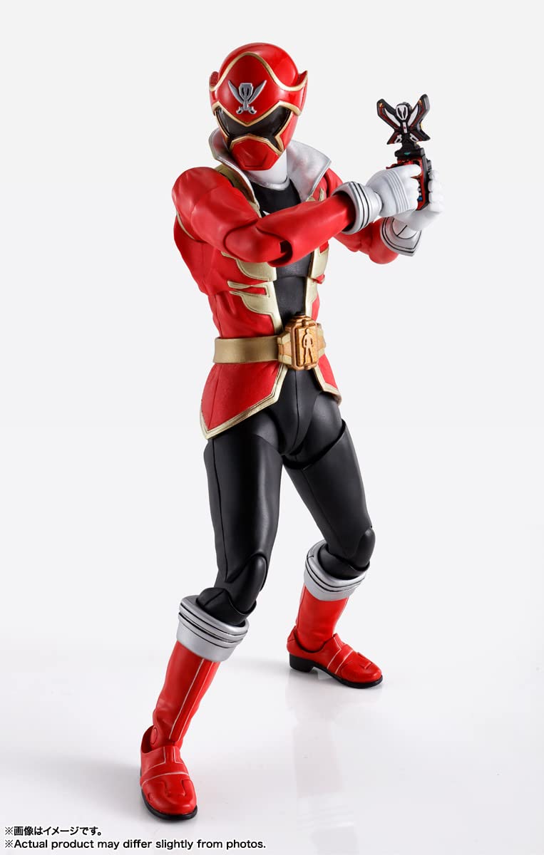 Tamashii Nations S.H. Figuarts Gokai Red – Pirate Sentai Gokaiger, 5.7in Figure