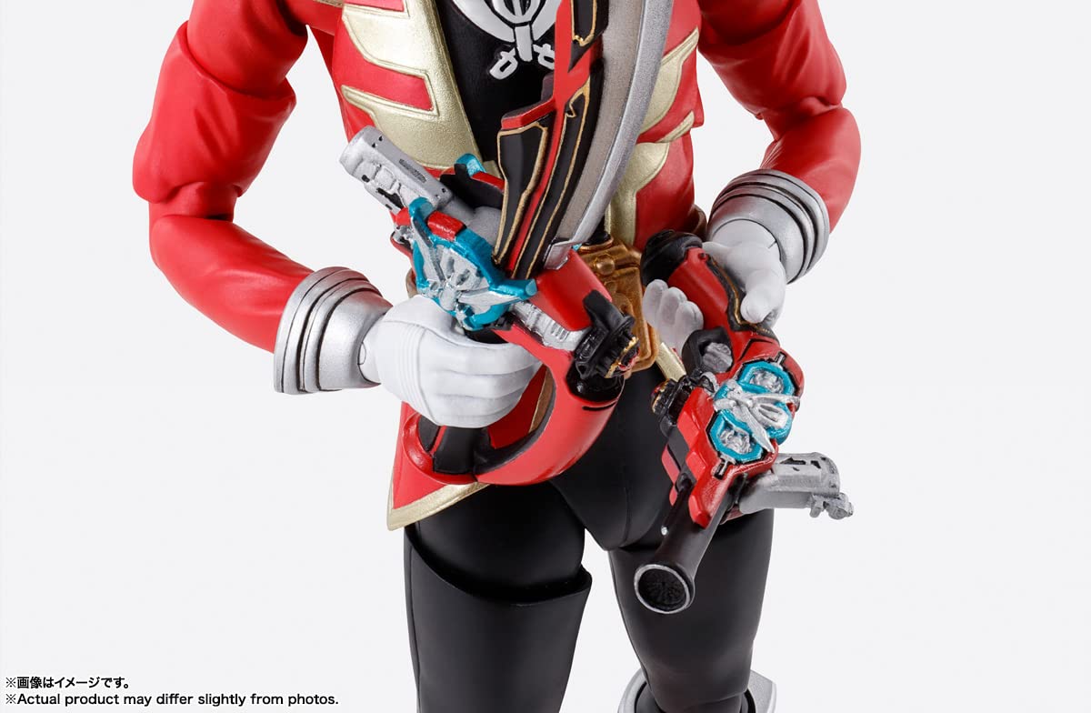 Tamashii Nations S.H. Figuarts Gokai Red – Pirate Sentai Gokaiger, 5.7in Figure