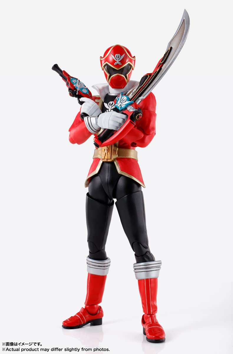 Tamashii Nations S.H. Figuarts Gokai Red – Pirate Sentai Gokaiger, 5.7in Figure