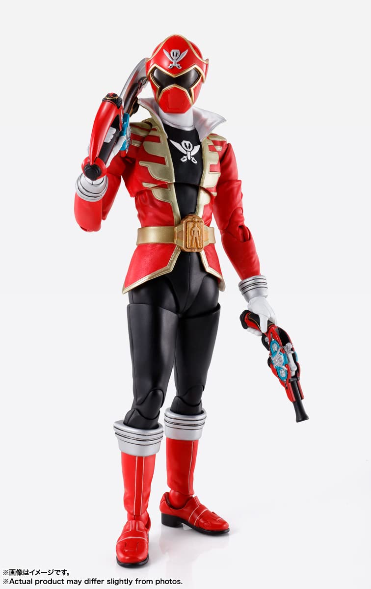 Tamashii Nations S.H. Figuarts Gokai Red – Pirate Sentai Gokaiger, 5.7in Figure