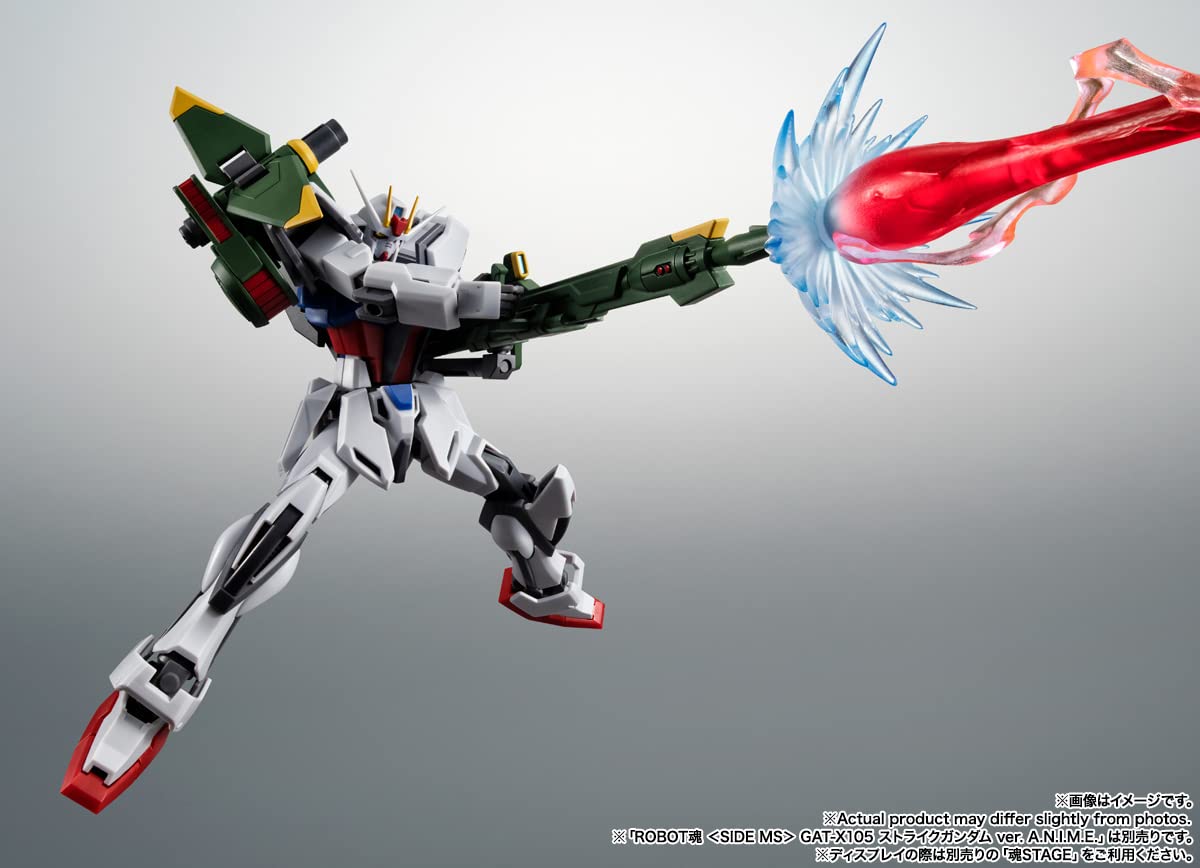TAMASHII NATIONS Mobile Suit Gundam SEED AQM/E-X03 Launcher Striker & Effect Parts Set ver. A.N.I.M.E.