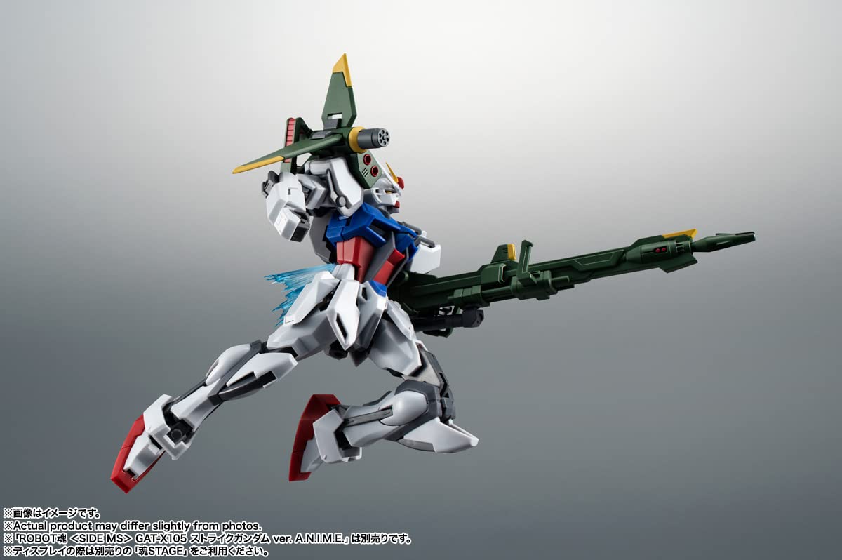 TAMASHII NATIONS Mobile Suit Gundam SEED AQM/E-X03 Launcher Striker & Effect Parts Set ver. A.N.I.M.E.