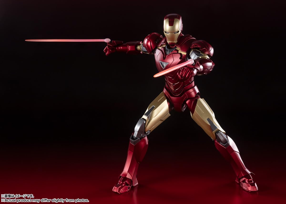 TAMASHII NATIONS Iron Man Mark 6 S.H.Figuarts Action Figure | Infinity Saga