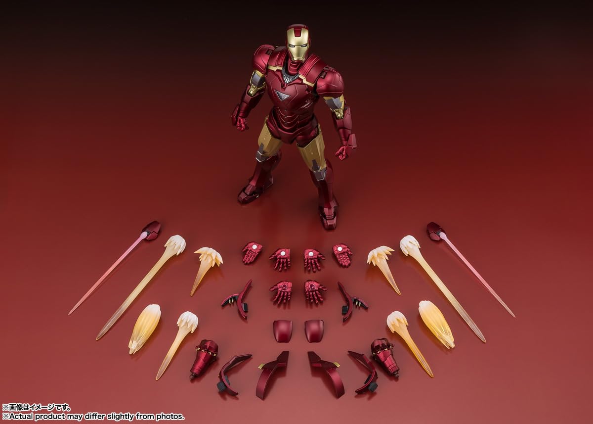 TAMASHII NATIONS Iron Man Mark 6 S.H.Figuarts Action Figure | Infinity Saga
