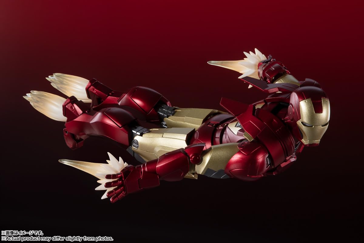 TAMASHII NATIONS Iron Man Mark 6 S.H.Figuarts Action Figure | Infinity Saga