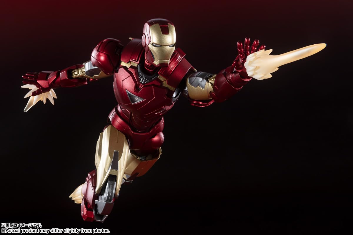 TAMASHII NATIONS Iron Man Mark 6 S.H.Figuarts Action Figure | Infinity Saga