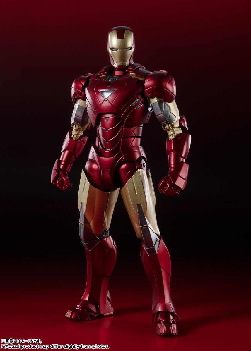 TAMASHII NATIONS Iron Man Mark 6 S.H.Figuarts Action Figure | Infinity Saga