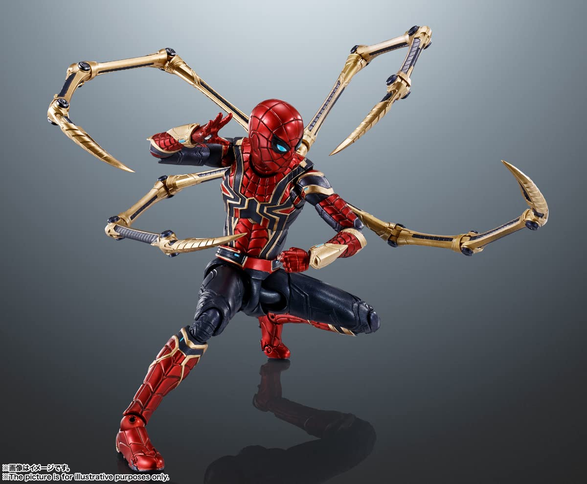 TAMASHII NATIONS Spider-Man No Way Home Iron Spider (Reissue) – S.H.Figuarts Action Figure | Bandai Spirits