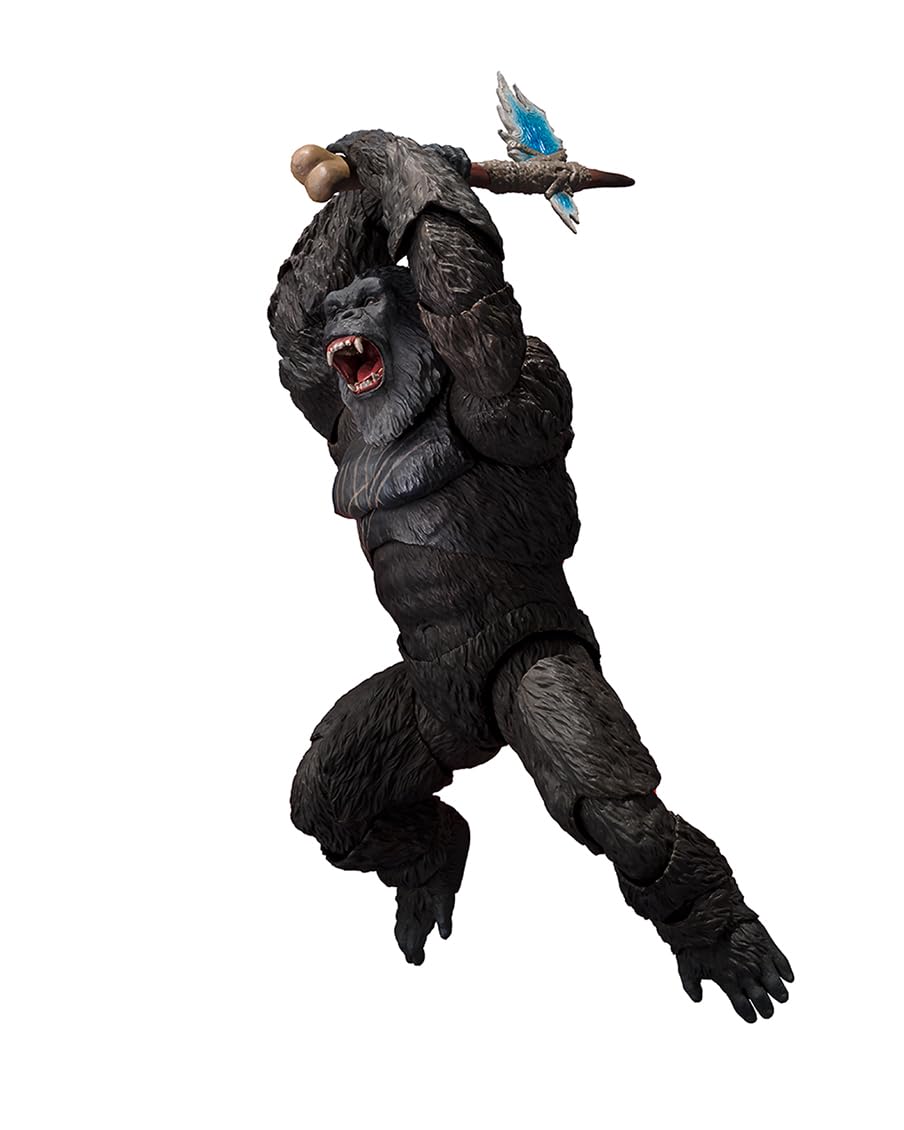 TAMASHII NATIONS Kong S.H.MonsterArts Figure — Godzilla x Kong: The New Empire (Officially Licensed)