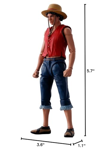 Tamashii Nations S.H.Figuarts Monkey D. Luffy — One Piece Netflix Series Action Figure