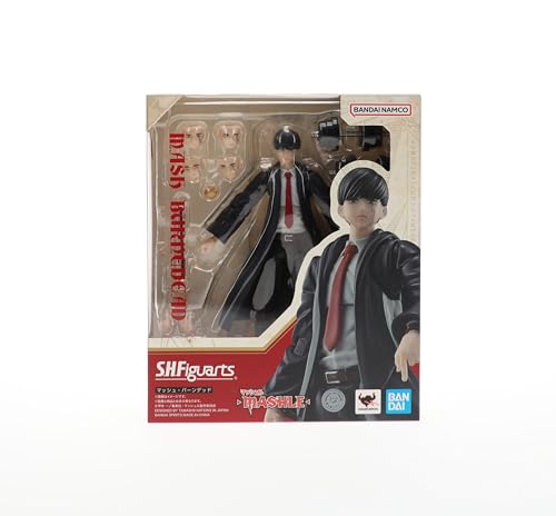 TAMASHII NATIONS Mash Burnedead S.H.Figuarts Figure – Mashle: Magic and Muscles