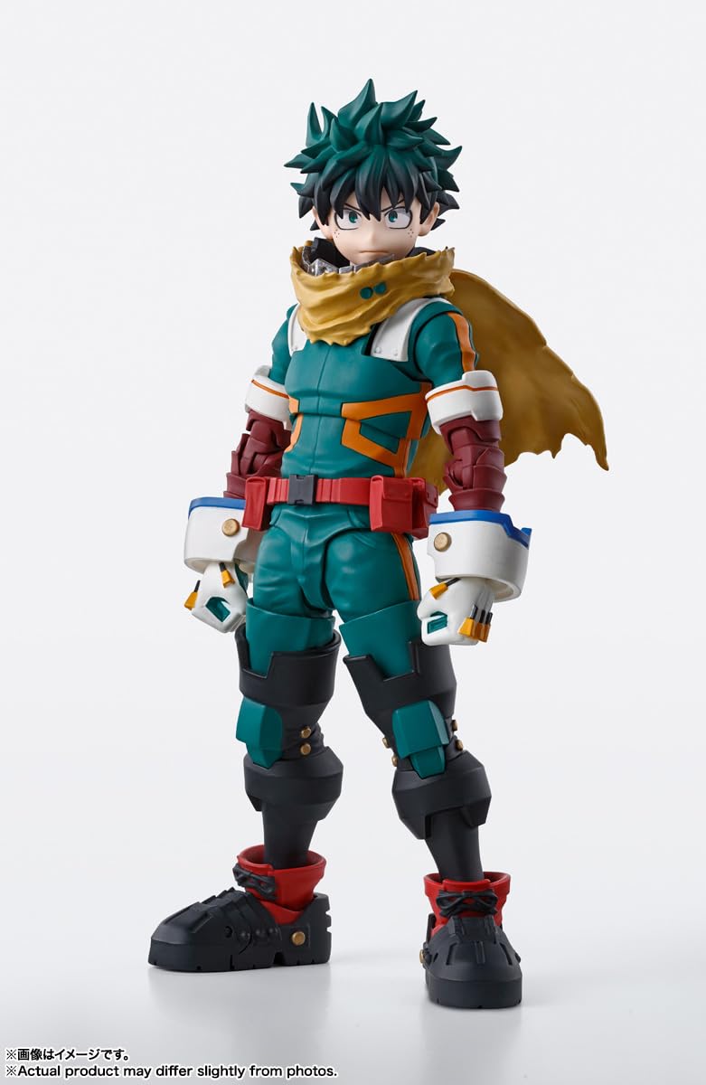 TAMASHII NATIONS My Hero Academia Izuku Midoriya S.H.Figuarts Action Figure | Official Licensed Collectible