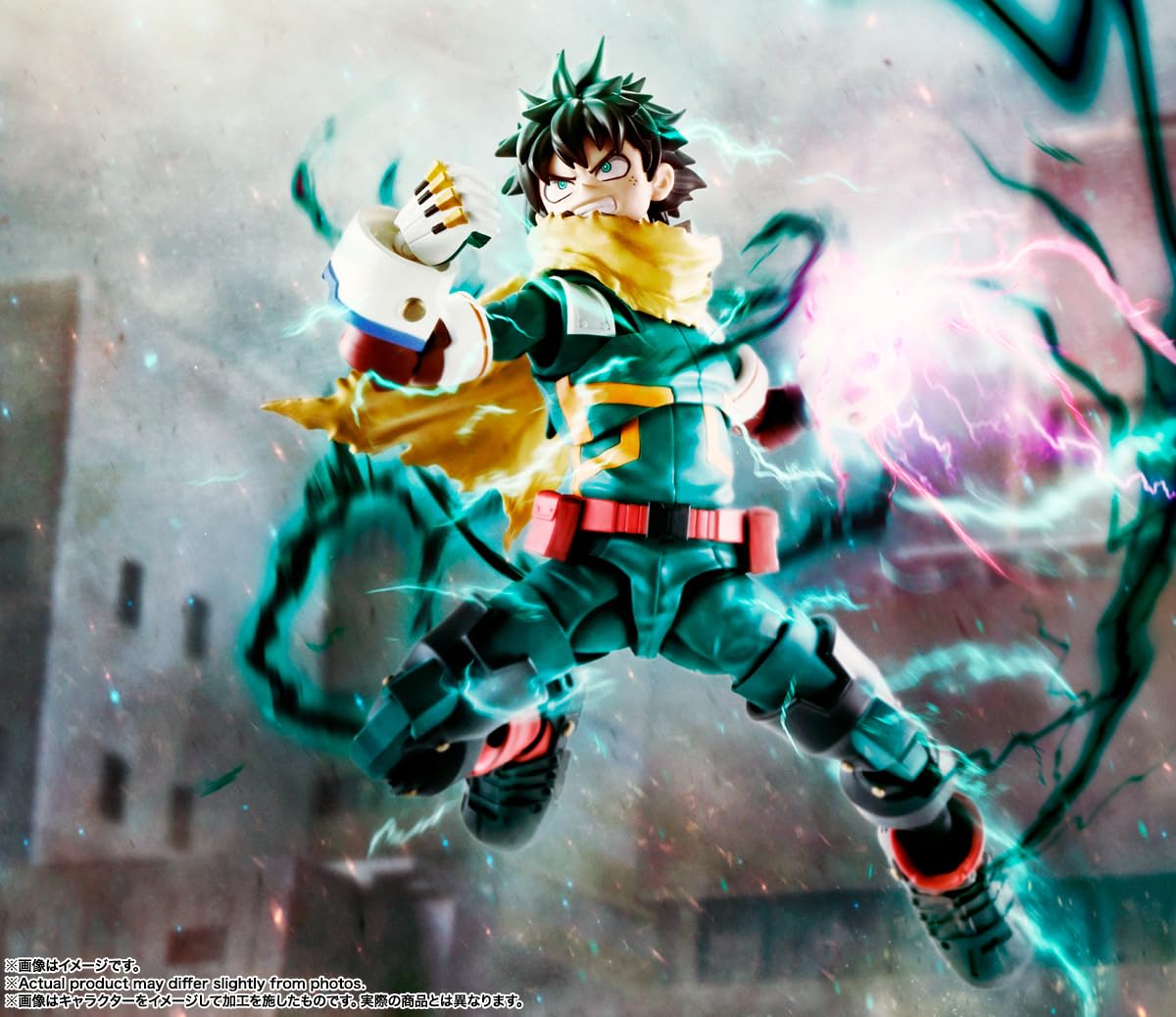 TAMASHII NATIONS My Hero Academia Izuku Midoriya S.H.Figuarts Action Figure | Official Licensed Collectible