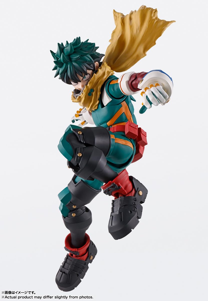 TAMASHII NATIONS My Hero Academia Izuku Midoriya S.H.Figuarts Action Figure | Official Licensed Collectible