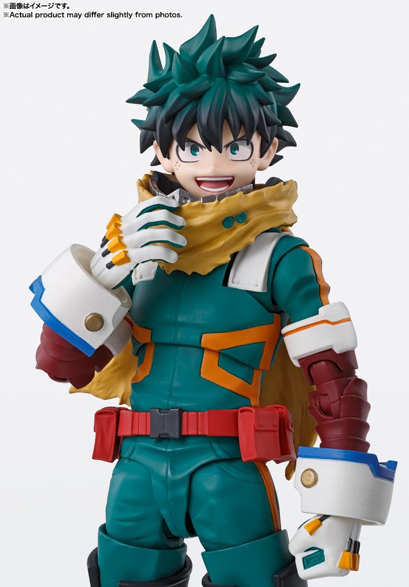 TAMASHII NATIONS My Hero Academia Izuku Midoriya S.H.Figuarts Action Figure | Official Licensed Collectible