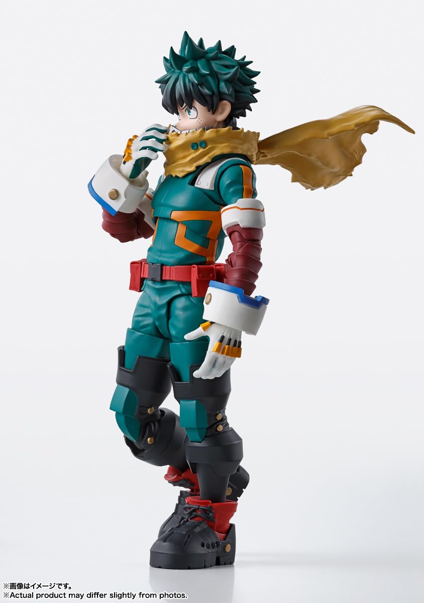 TAMASHII NATIONS My Hero Academia Izuku Midoriya S.H.Figuarts Action Figure | Official Licensed Collectible