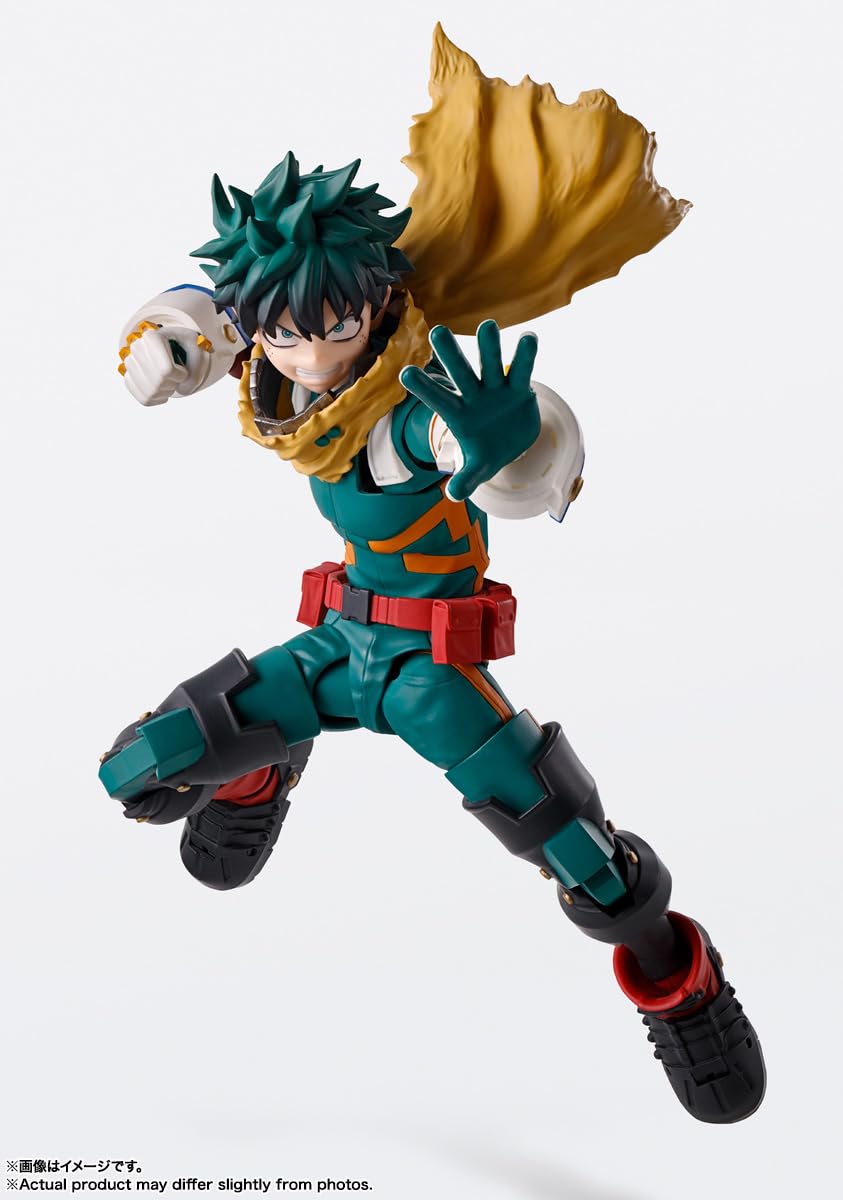 TAMASHII NATIONS My Hero Academia Izuku Midoriya S.H.Figuarts Action Figure | Official Licensed Collectible