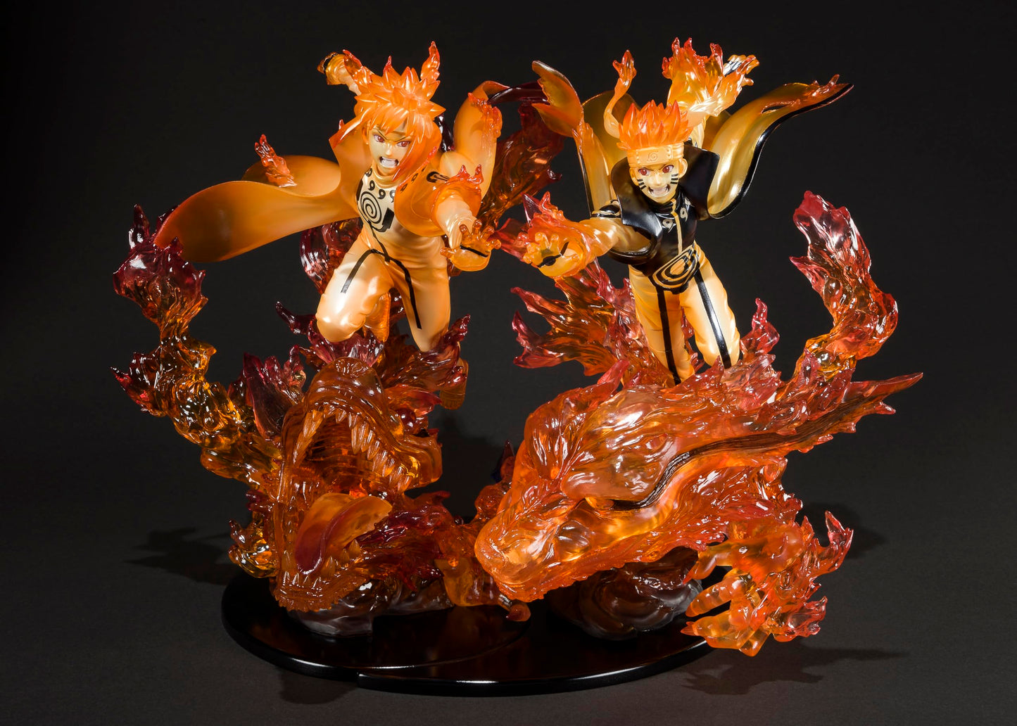 TAMASHII NATIONS Naruto Shippuden Minato Namikaze Kurama - Kizuna Relation FiguartsZERO Collectible Figure
