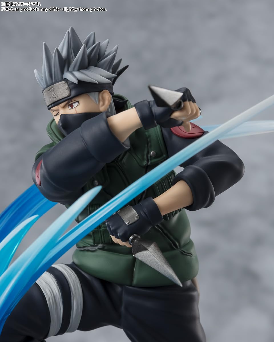 TAMASHII NATIONS Naruto Kakashi Hatake Extra Battle Figure – FiguartsZERO 5.9in Collectible