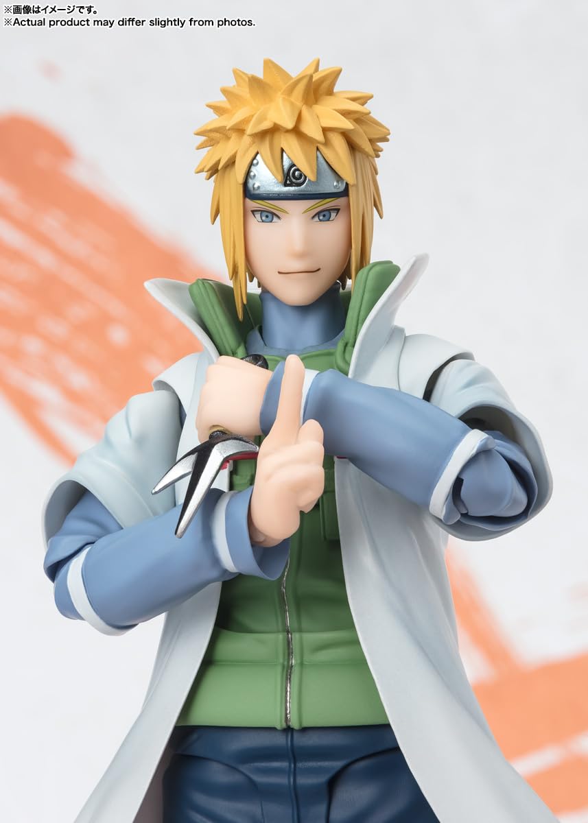 TAMASHII NATIONS Naruto Minato Namikaze Narutop99 Edition S.H.Figuarts Action Figure