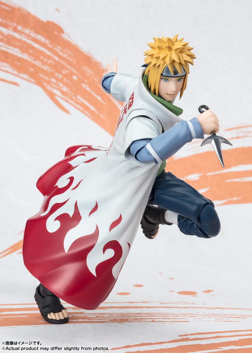 TAMASHII NATIONS Naruto Minato Namikaze Narutop99 Edition S.H.Figuarts Action Figure