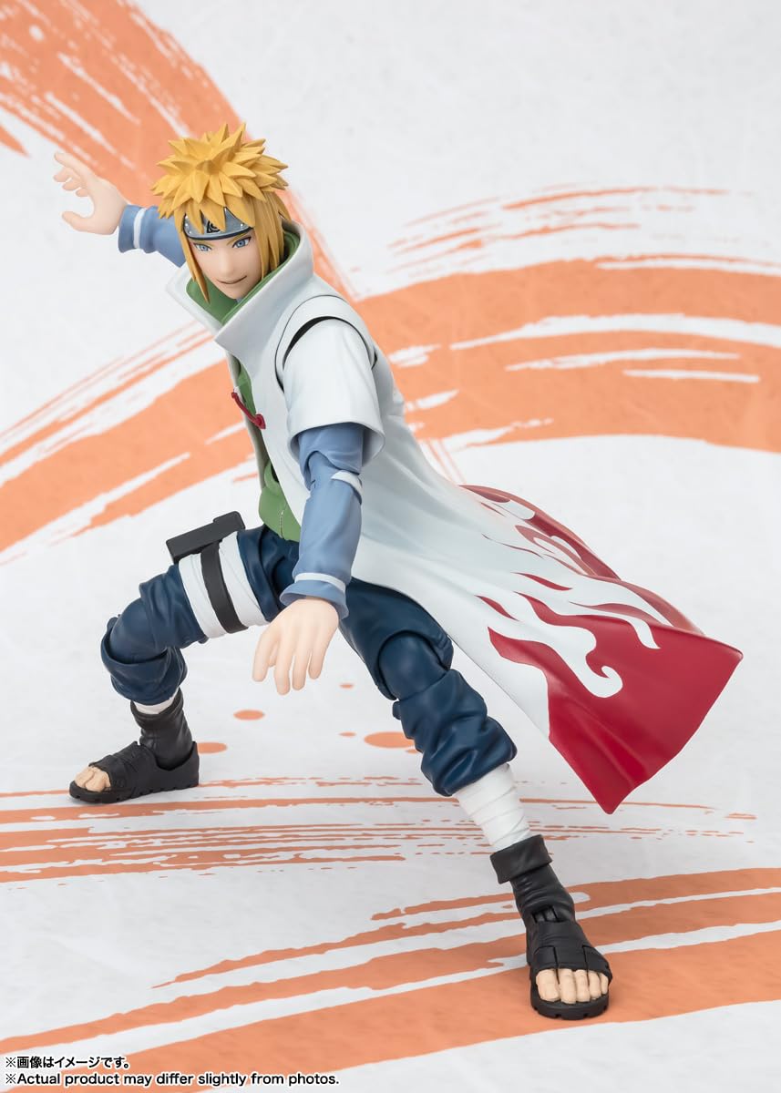 TAMASHII NATIONS Naruto Minato Namikaze Narutop99 Edition S.H.Figuarts Action Figure