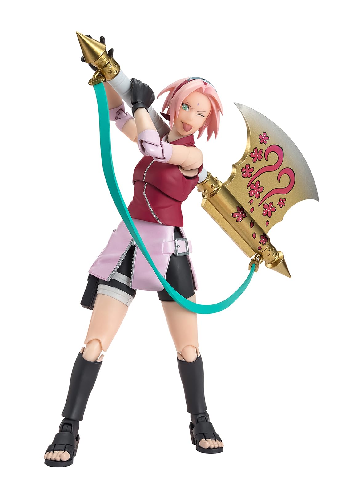TAMASHII NATIONS Naruto Sakura Haruno Narutop99 Edition S.H.Figuarts Action Figure – Officially Licensed