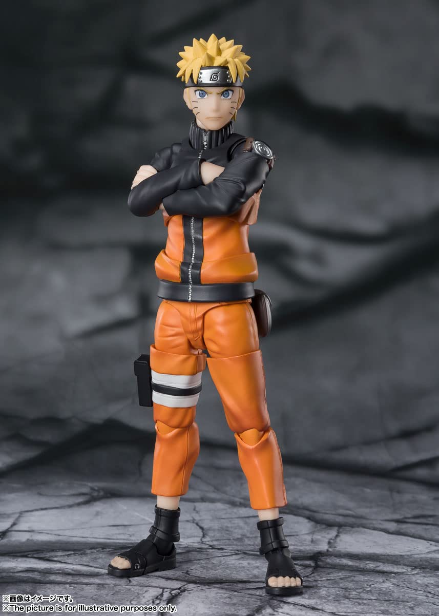 TAMASHII NATIONS Naruto Shippuden Naruto Uzumaki S.H.Figuarts Action Figure | Official Licensed