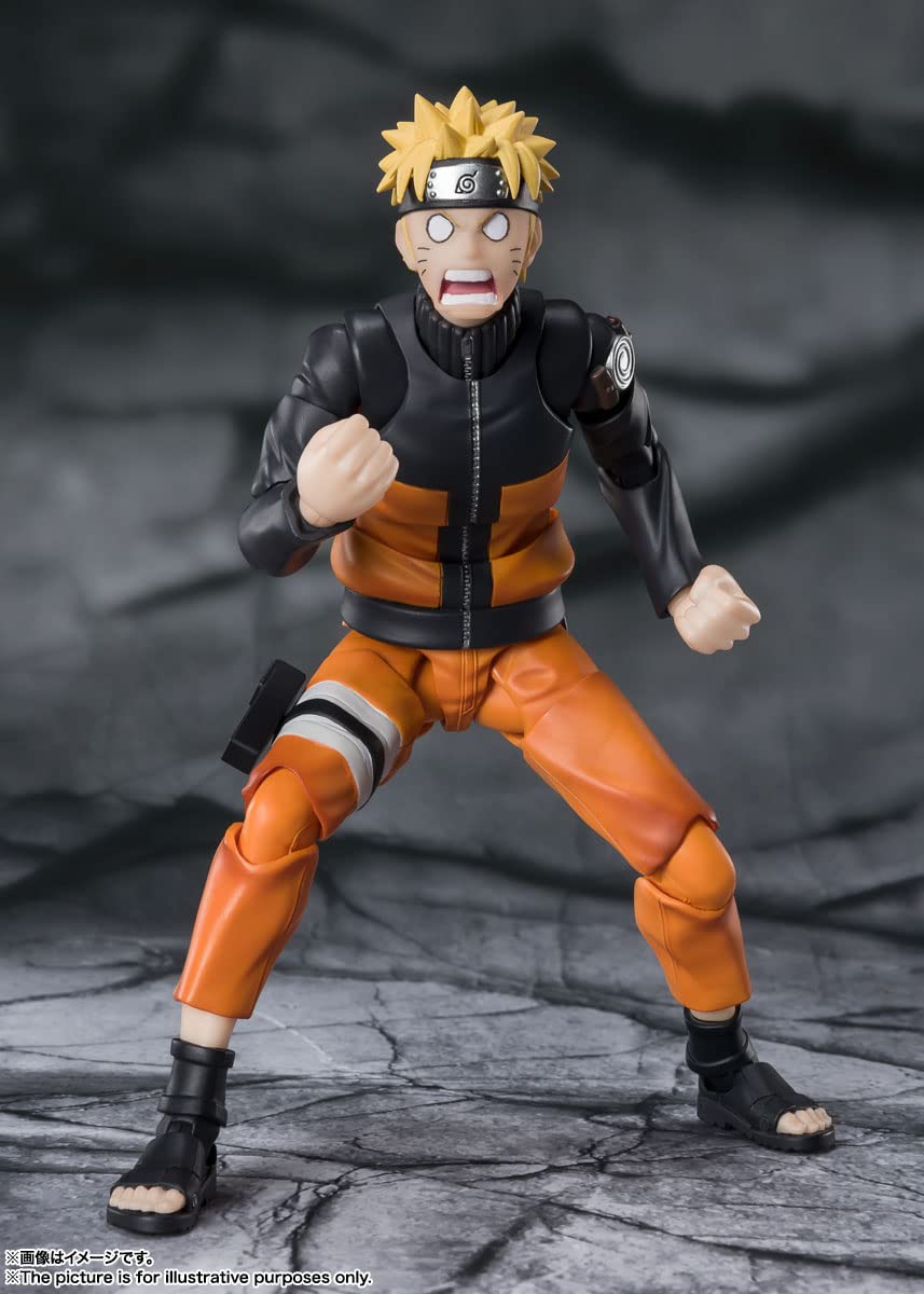 TAMASHII NATIONS Naruto Shippuden Naruto Uzumaki S.H.Figuarts Action Figure | Official Licensed