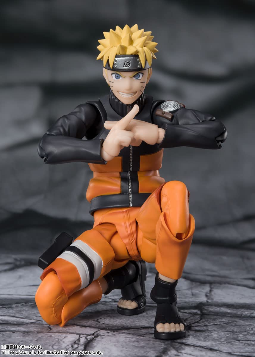 TAMASHII NATIONS Naruto Shippuden Naruto Uzumaki S.H.Figuarts Action Figure | Official Licensed