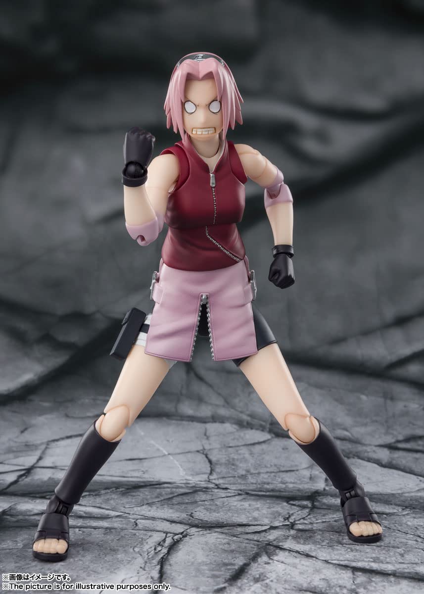 Tamashii Nations Naruto Shippuden Sakura Haruno S.H.Figuarts Action Figure – Indomitable Will Edition
