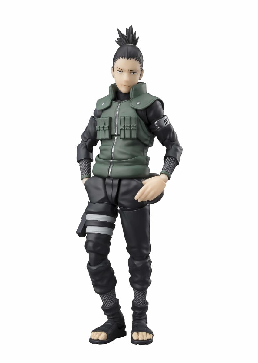 TAMASHII NATIONS Naruto Shippuden Shikamaru Nara - Brilliant Strategist - S.H.Figuarts Action Figure