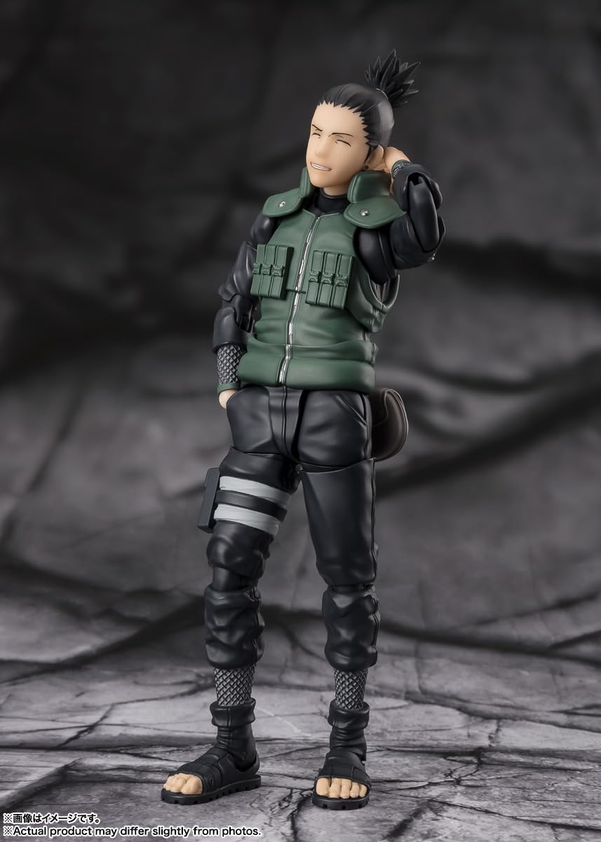 TAMASHII NATIONS Naruto Shippuden Shikamaru Nara - Brilliant Strategist - S.H.Figuarts Action Figure