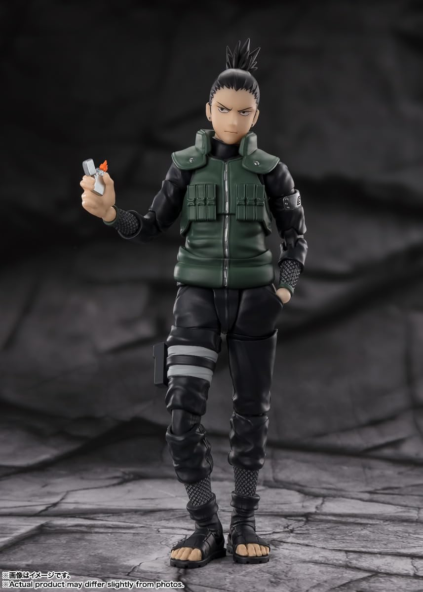 TAMASHII NATIONS Naruto Shippuden Shikamaru Nara - Brilliant Strategist - S.H.Figuarts Action Figure