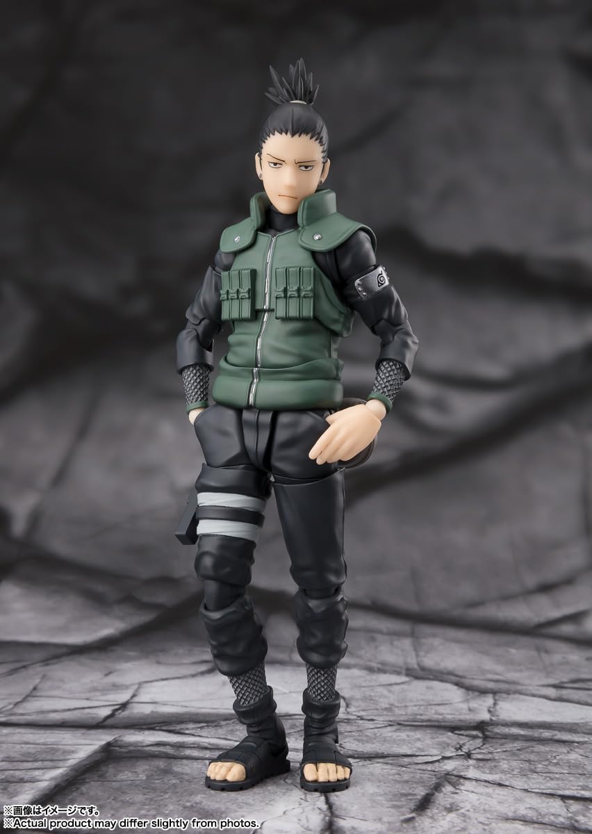 TAMASHII NATIONS Naruto Shippuden Shikamaru Nara - Brilliant Strategist - S.H.Figuarts Action Figure