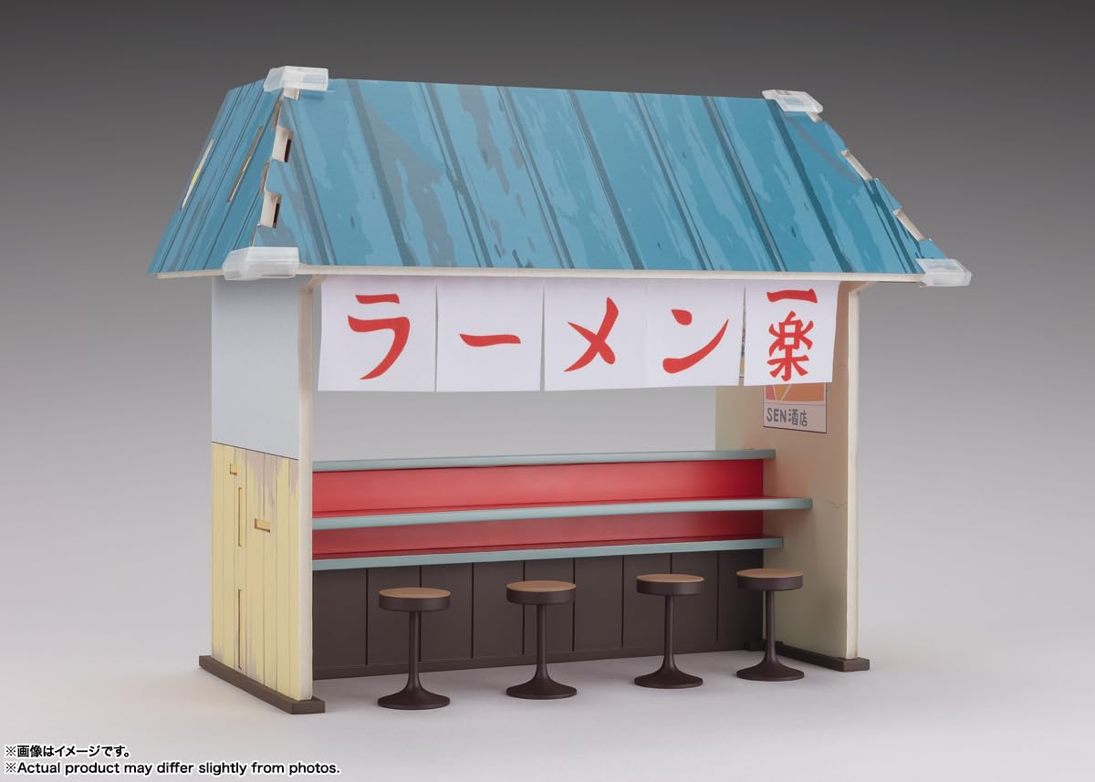 Tamashii Nations Naruto Ichiraku Ramen Set | S.H.Figuarts Action Figure Display